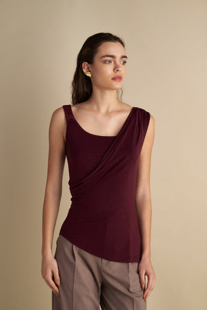 Double-layer Top with Details