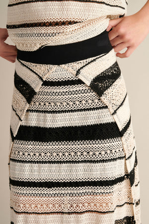 Calypso Crochet Maxi Skirt