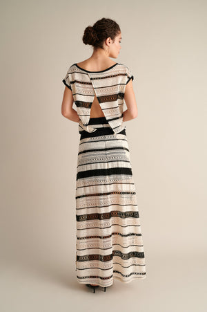 Calypso Crochet Maxi Skirt
