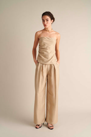 Strapless Draped Top