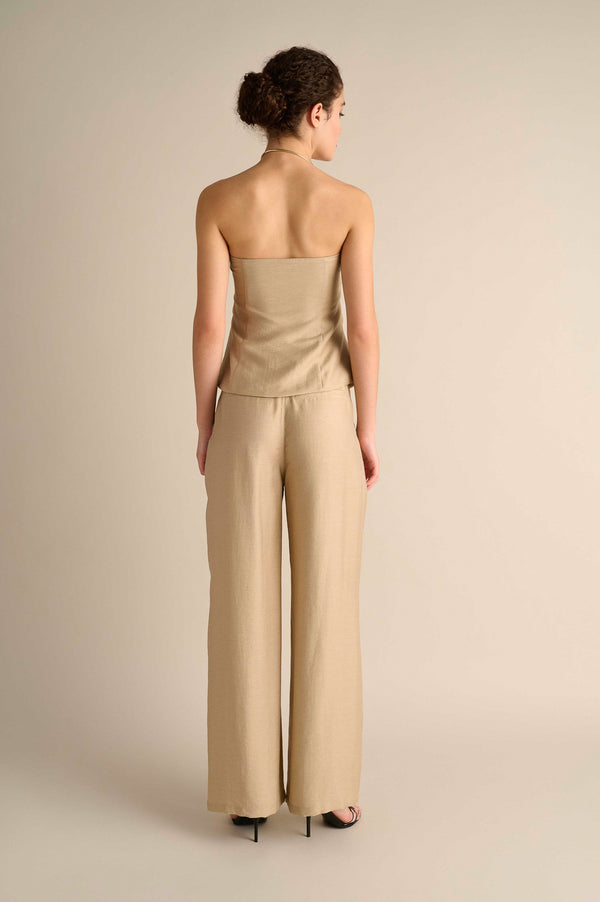 Strapless Draped Top