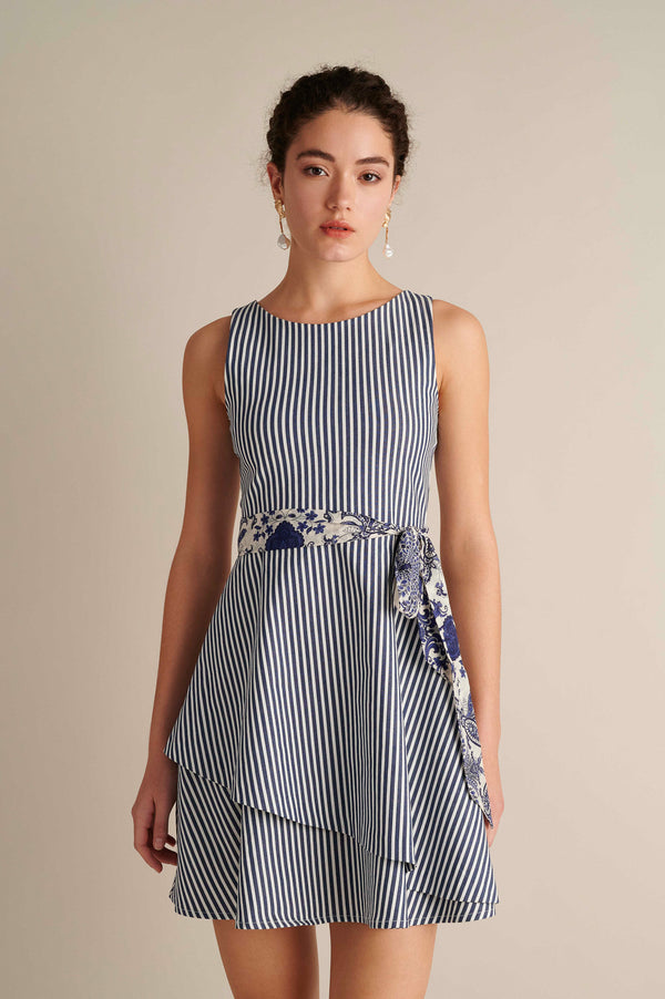 Blue Coast Belted Dress