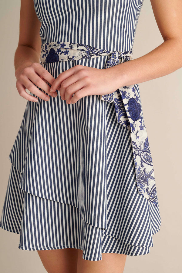 Blue Coast Belted Dress