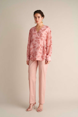 Barrel Pants Dusty Pink