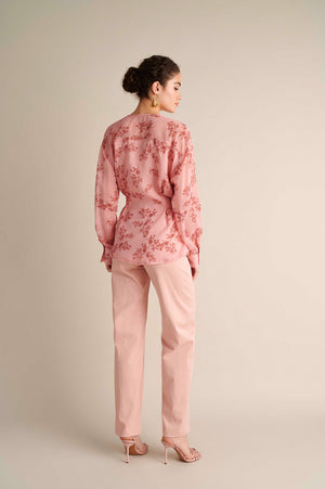 Barrel Pants Dusty Pink
