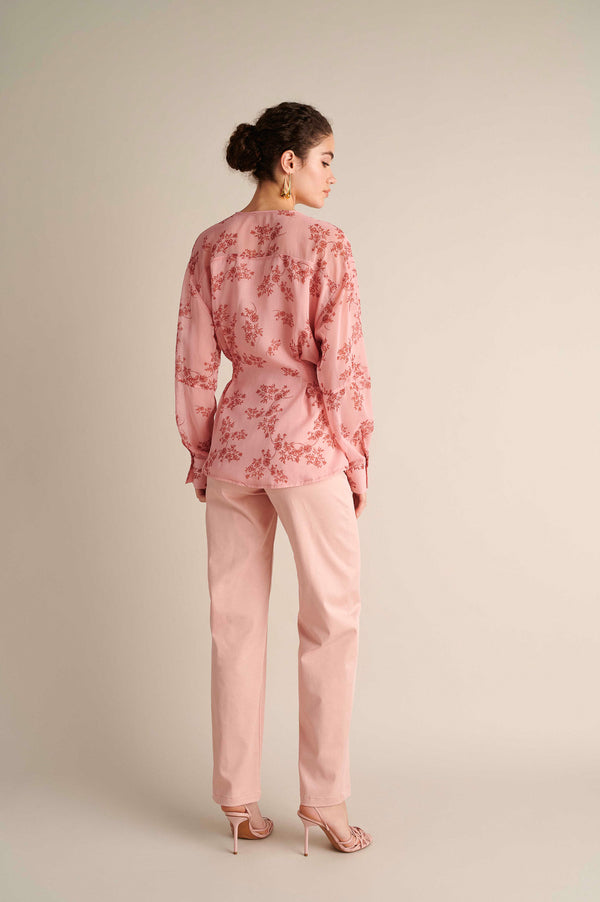 Barrel Pants Dusty Pink