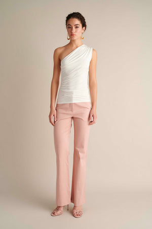 Flare Stretch Pants Pink