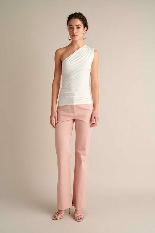 Flare Stretch Pants Pink