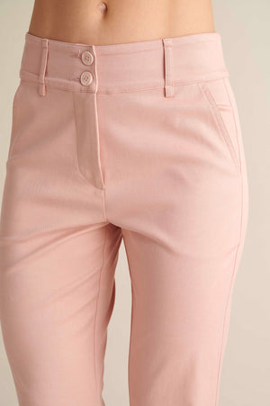 Flare Stretch Pants Pink