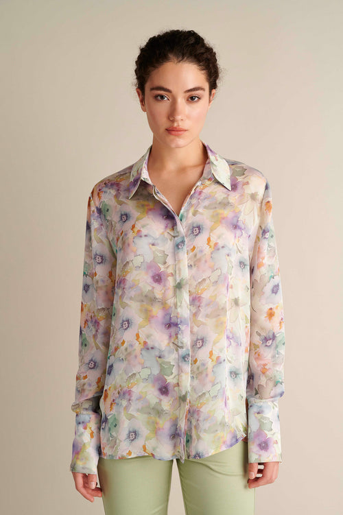 Floral Button-Up Shirt