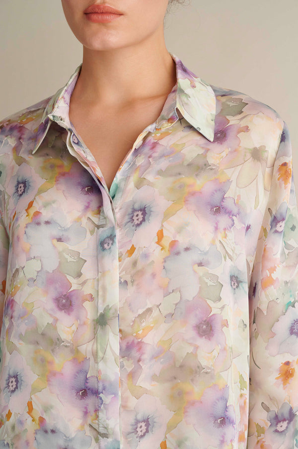 Floral Button-Up Shirt