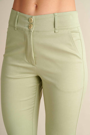 Flare Stretch Pants Mint