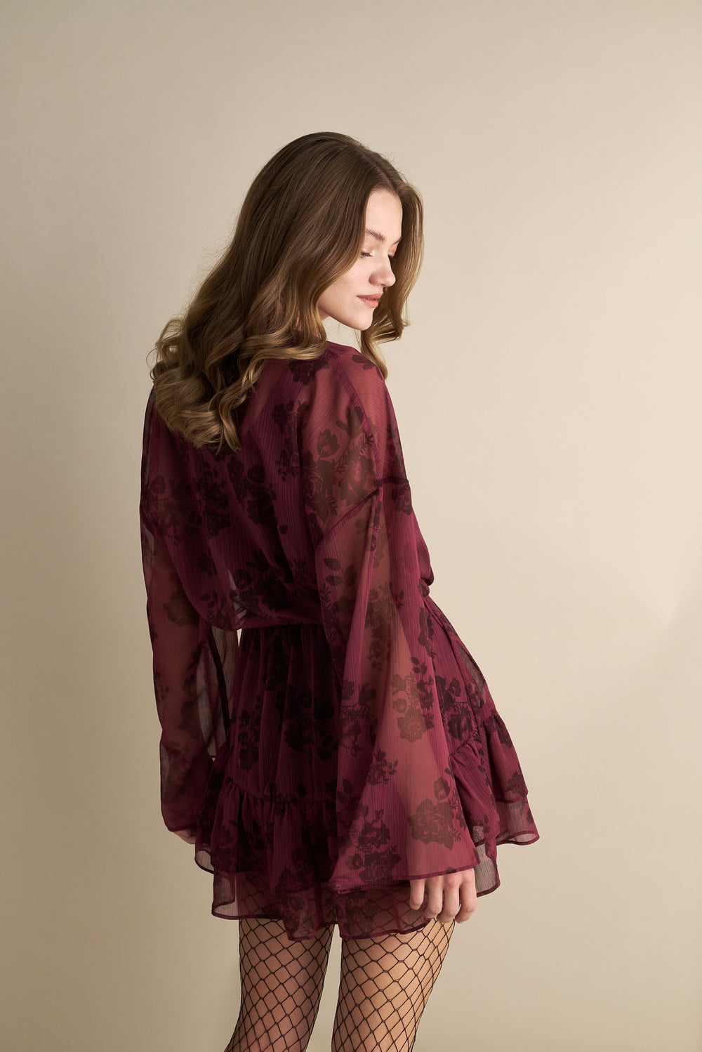 Wine & Dine Twilight Dress Burgundy
