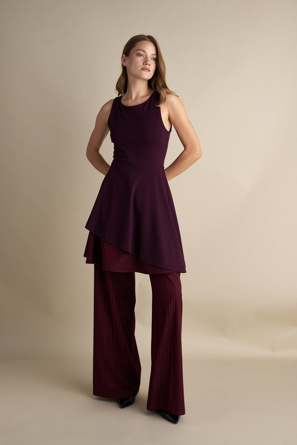 Peplum Layer Dress