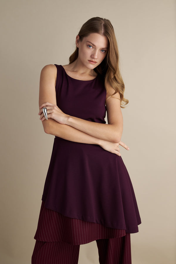 Peplum Layer Dress
