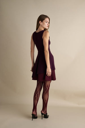 Peplum Layer Dress