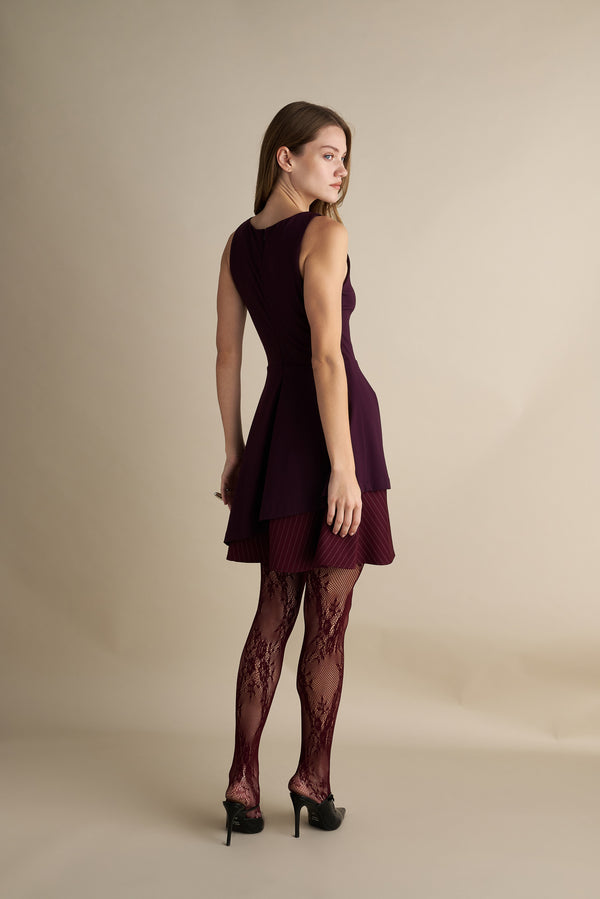 Peplum Layer Dress