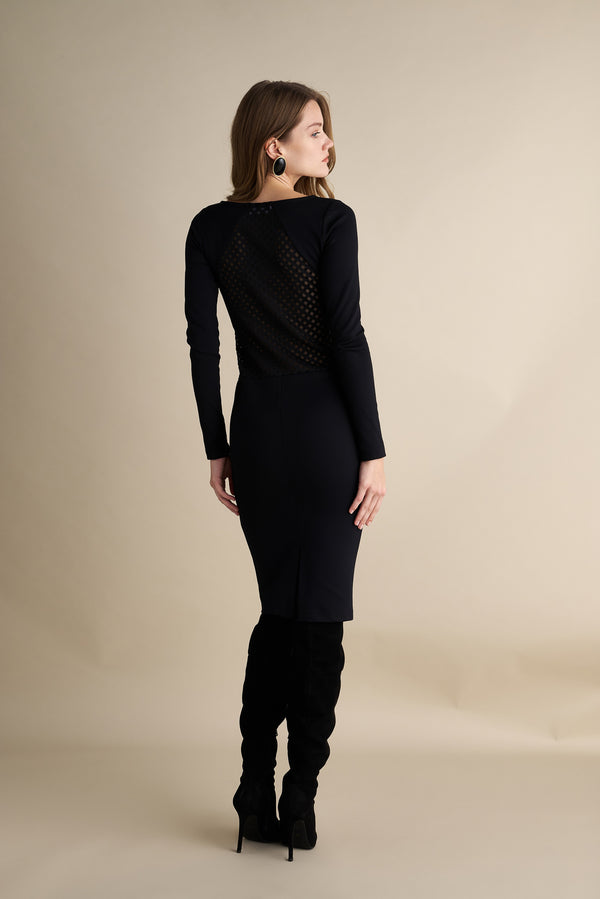 Nocturnal Bodycon Midi Dress