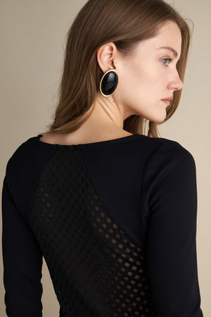 Nocturnal Bodycon Midi Dress