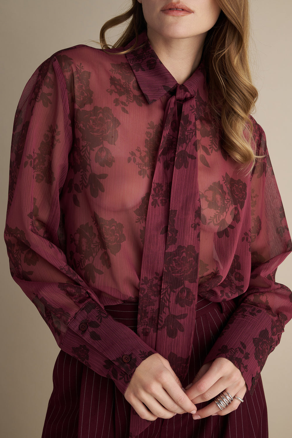 Crimson Veil Shirt