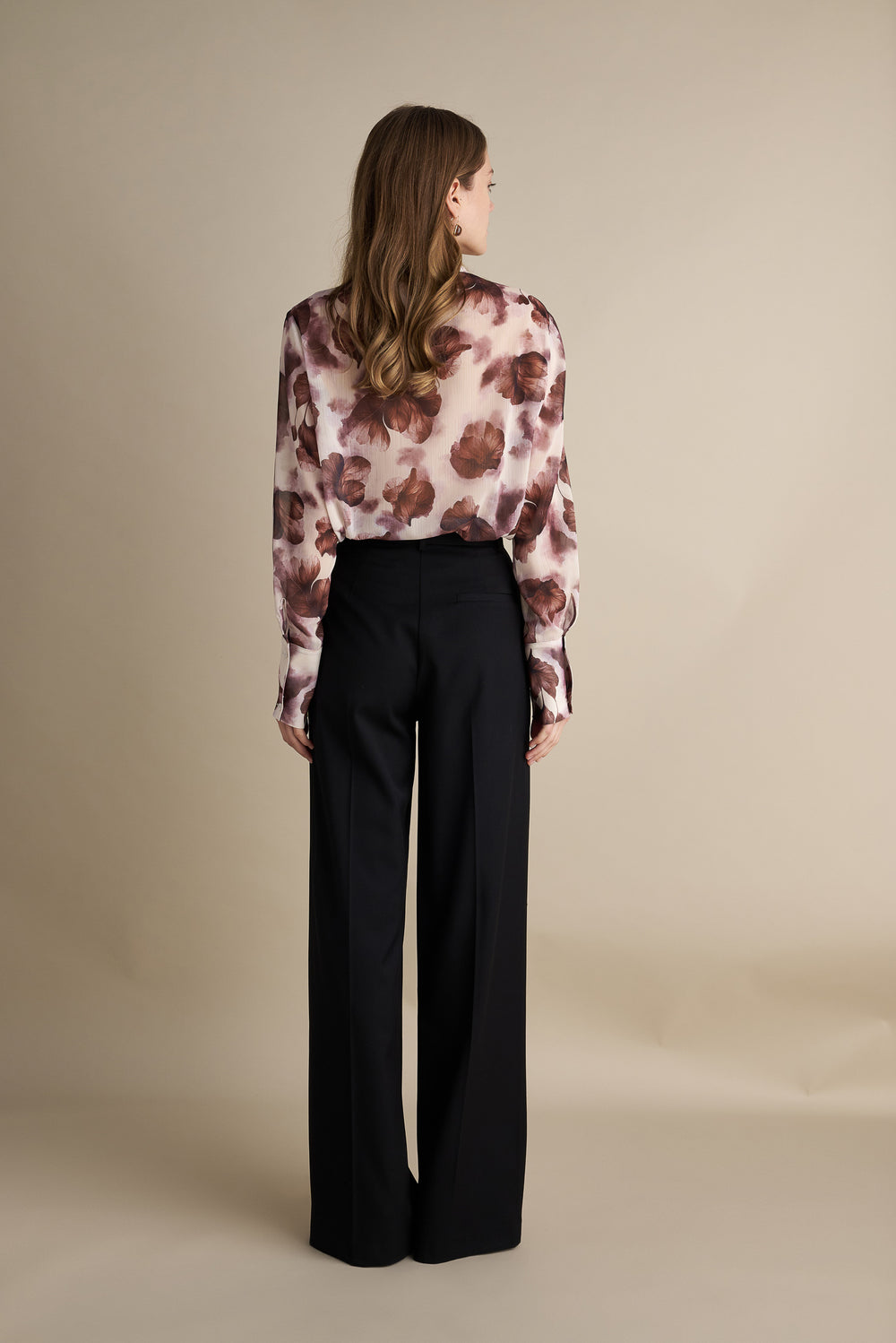 Wide Leg Trousers Black