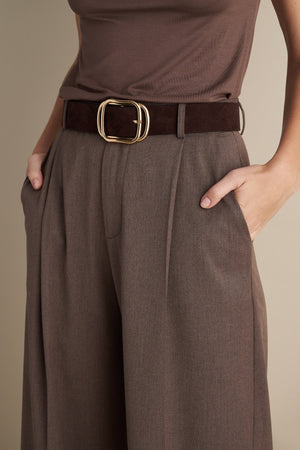 Wide Leg Trousers Mocha