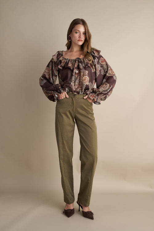Barrel Pants Khaki