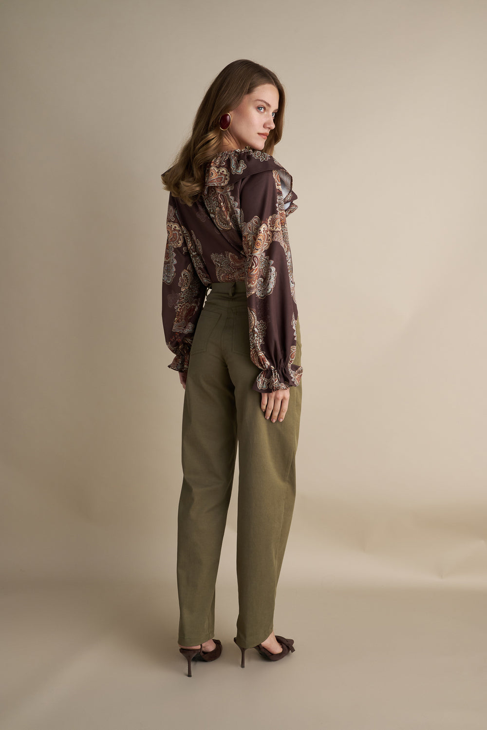 Barrel Pants Khaki