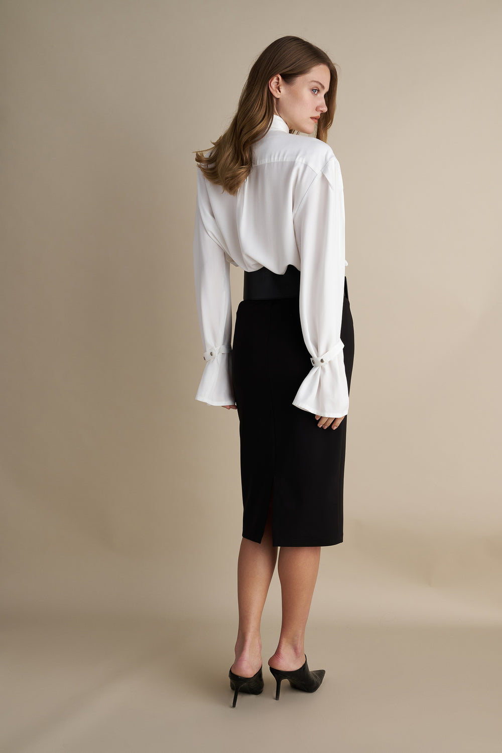 Contour Slip Pencil Skirt