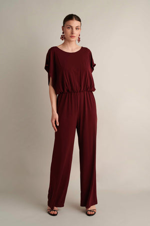 Mono V Jumpsuit Burgundy
