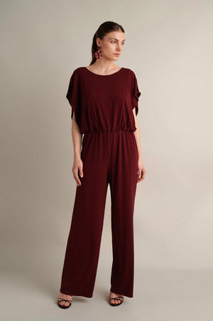 Mono V Jumpsuit Burgundy