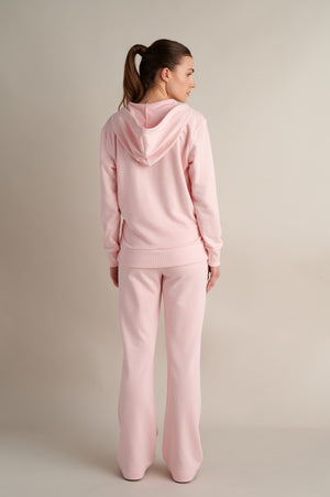 Drift Wrap Hoodie Pink