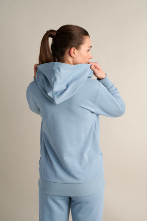 Drift Wrap Hoodie L.Blue