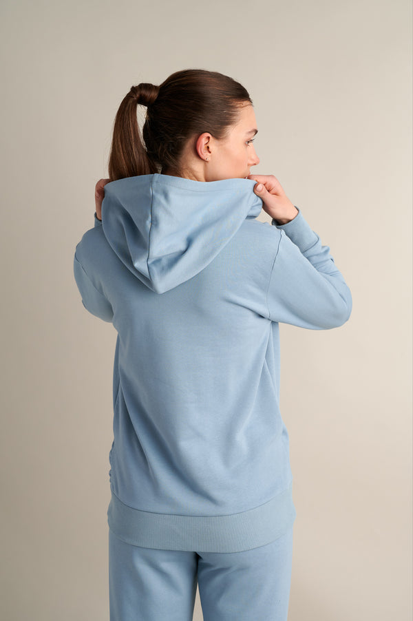 Drift Wrap Hoodie L.Blue