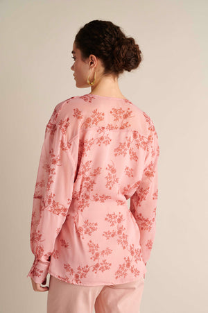 Pink Wrap Shirt