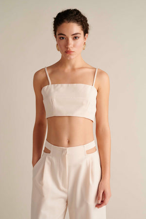 Bust Crop Top Vanilla
