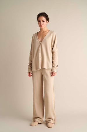 Flare Piquet Joggers
